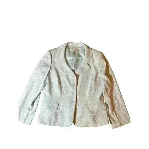 Tahari by Arthur s Levine blazer button down size 12 cute detailed buttons - Picture 1 of 8